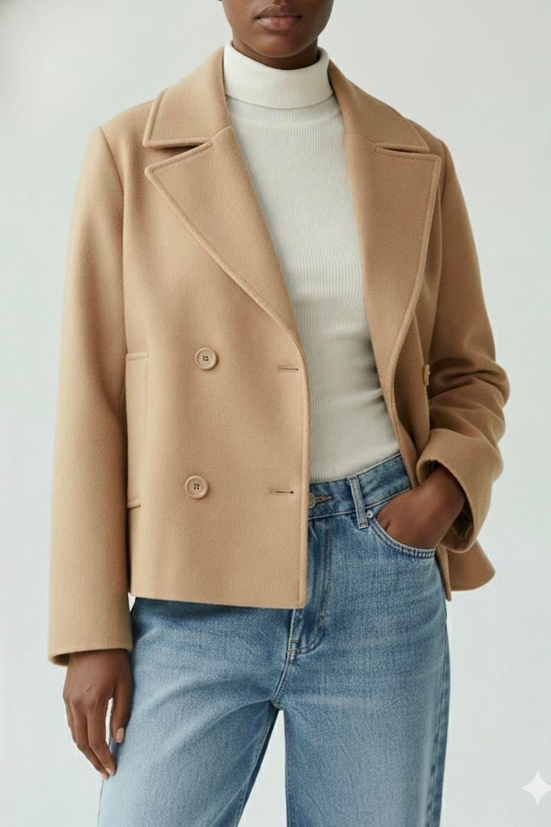 Kısa Ceket - Bej