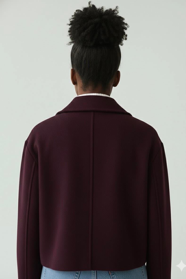 Kısa Ceket - Mürdüm