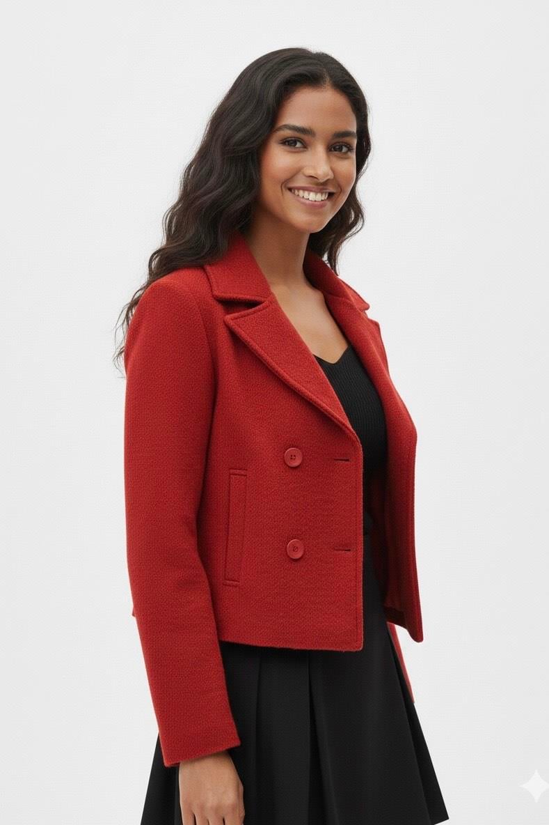 Kısa Kaban - Kırmızı