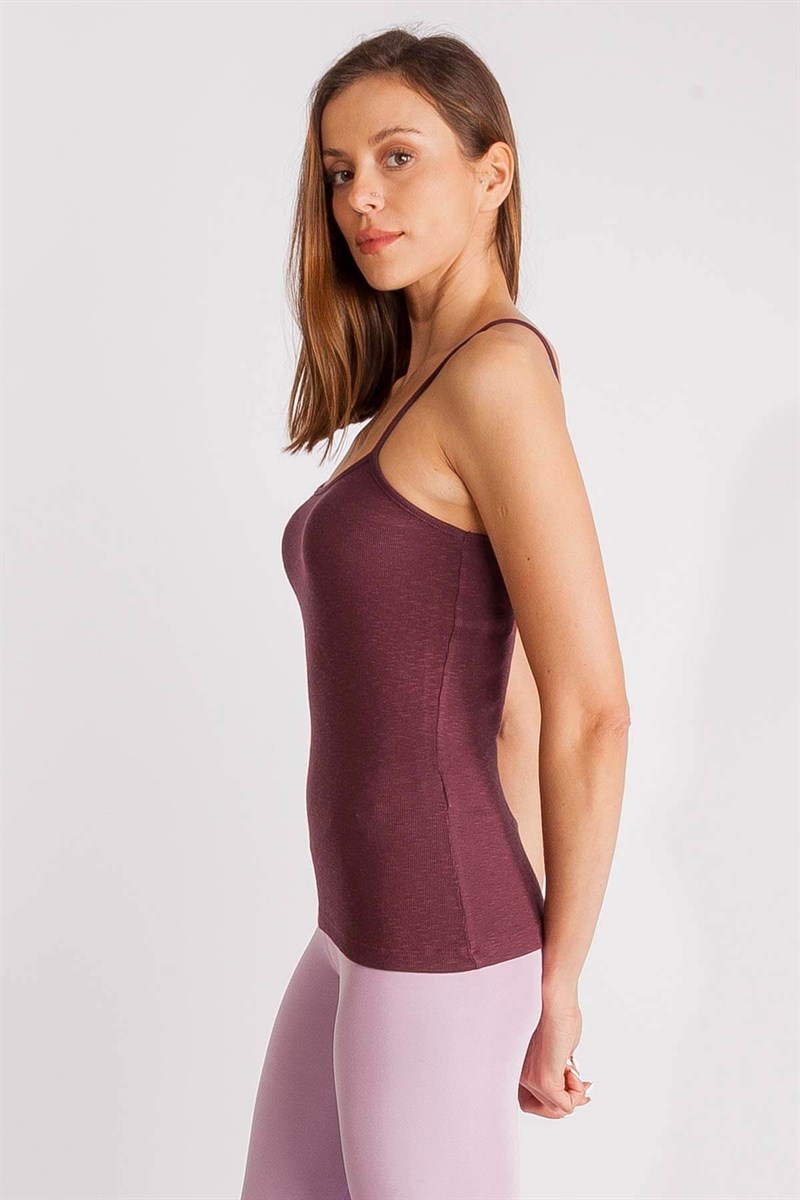 Oval Yaka Atlet - Bordo