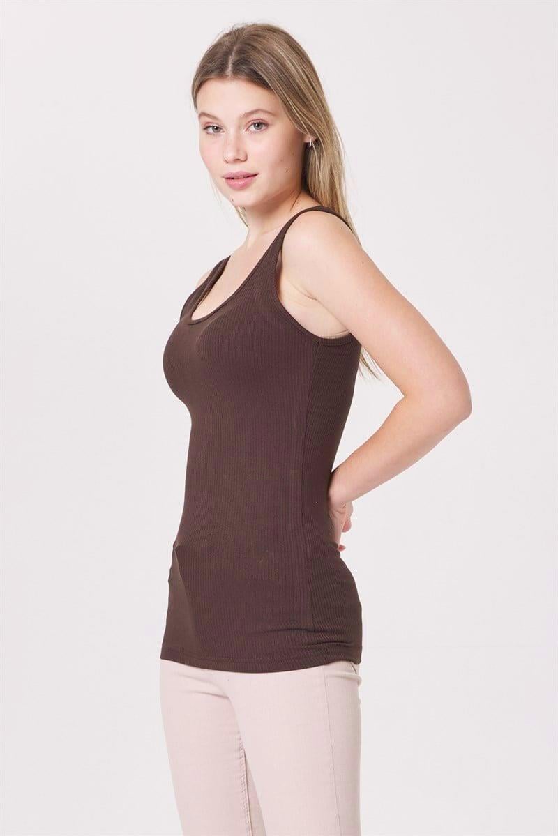 Oval Yaka Atlet- Kahverengi