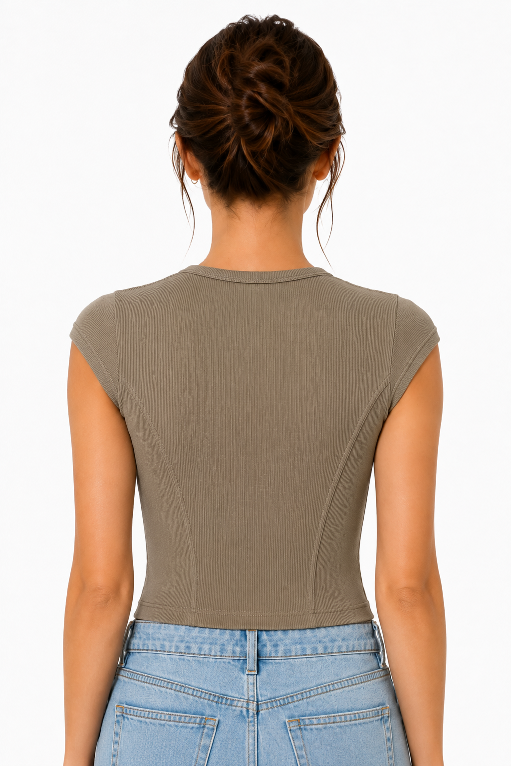 Oval Yaka Body - Haki