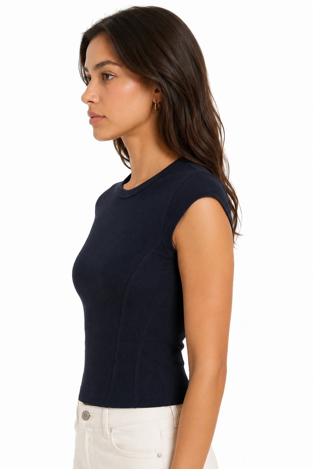 Oval Yaka Body - Lacivert