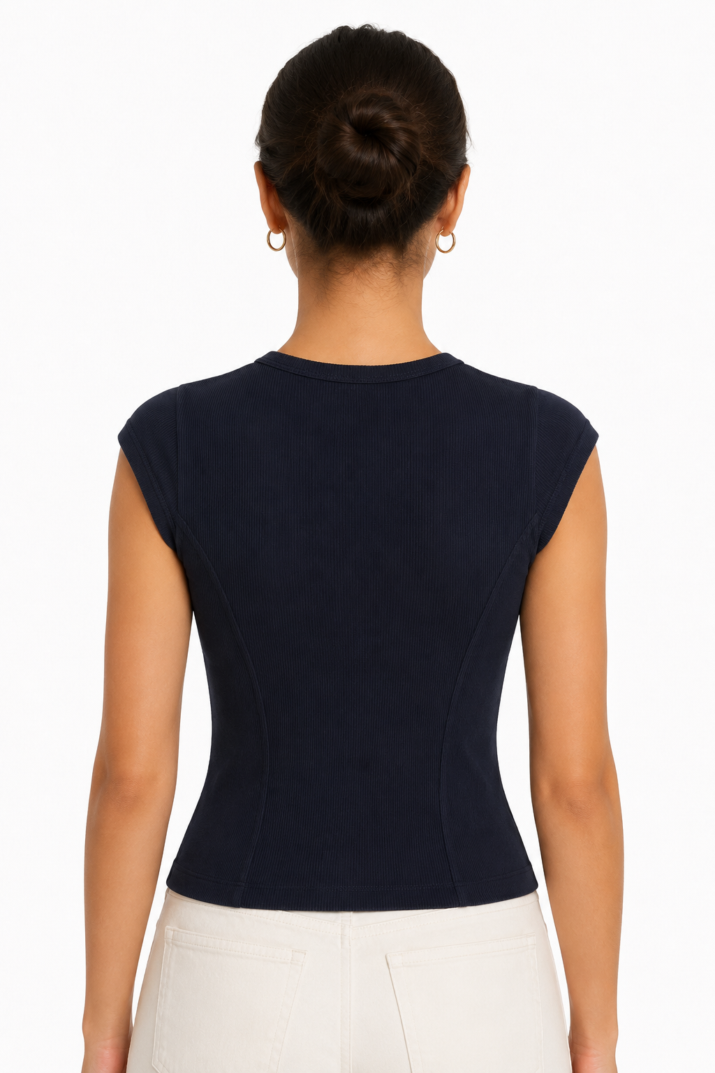 Oval Yaka Body - Lacivert