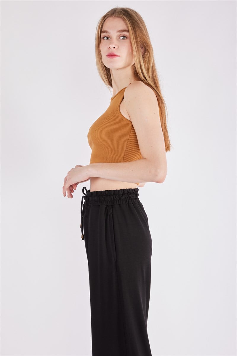 Oval Yaka Crop - Hardal