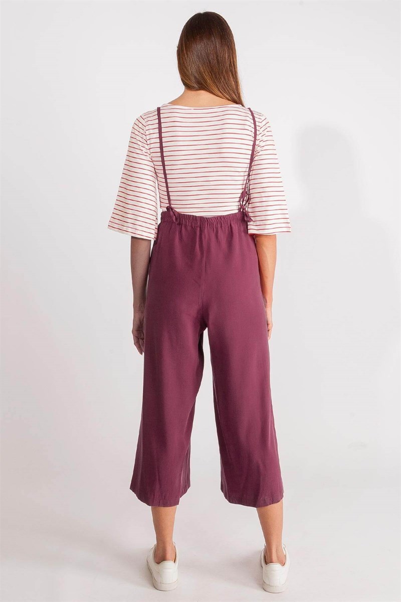 Pantolon Salopet - Mürdüm