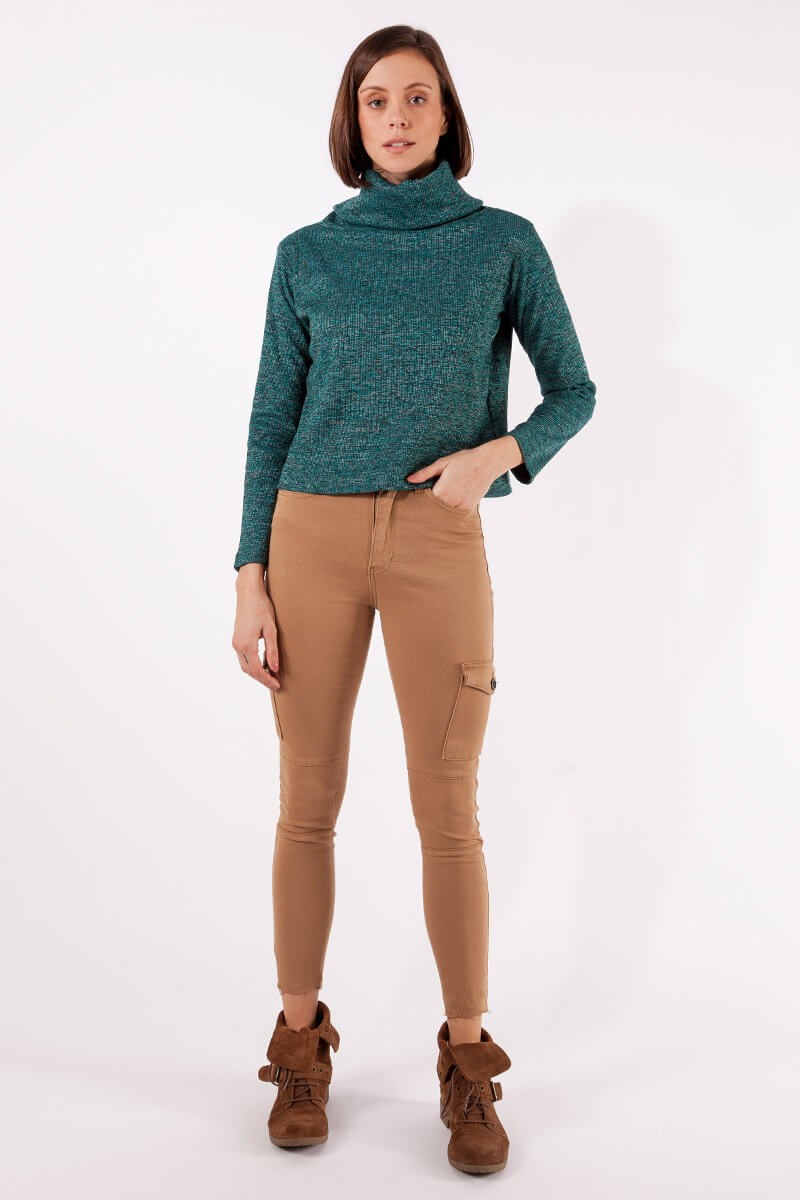 Slim Kargo Pantolon - Camel