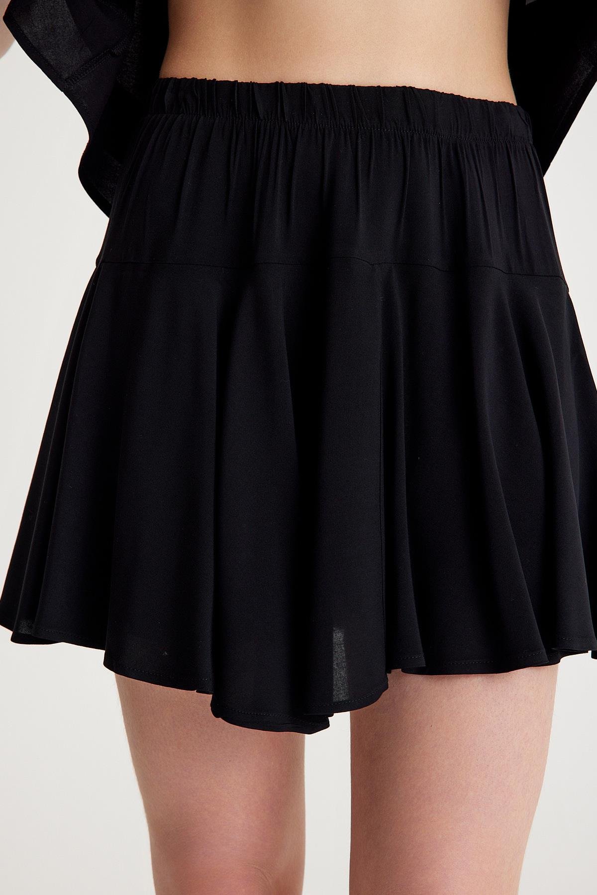 Şort Etek - Siyah