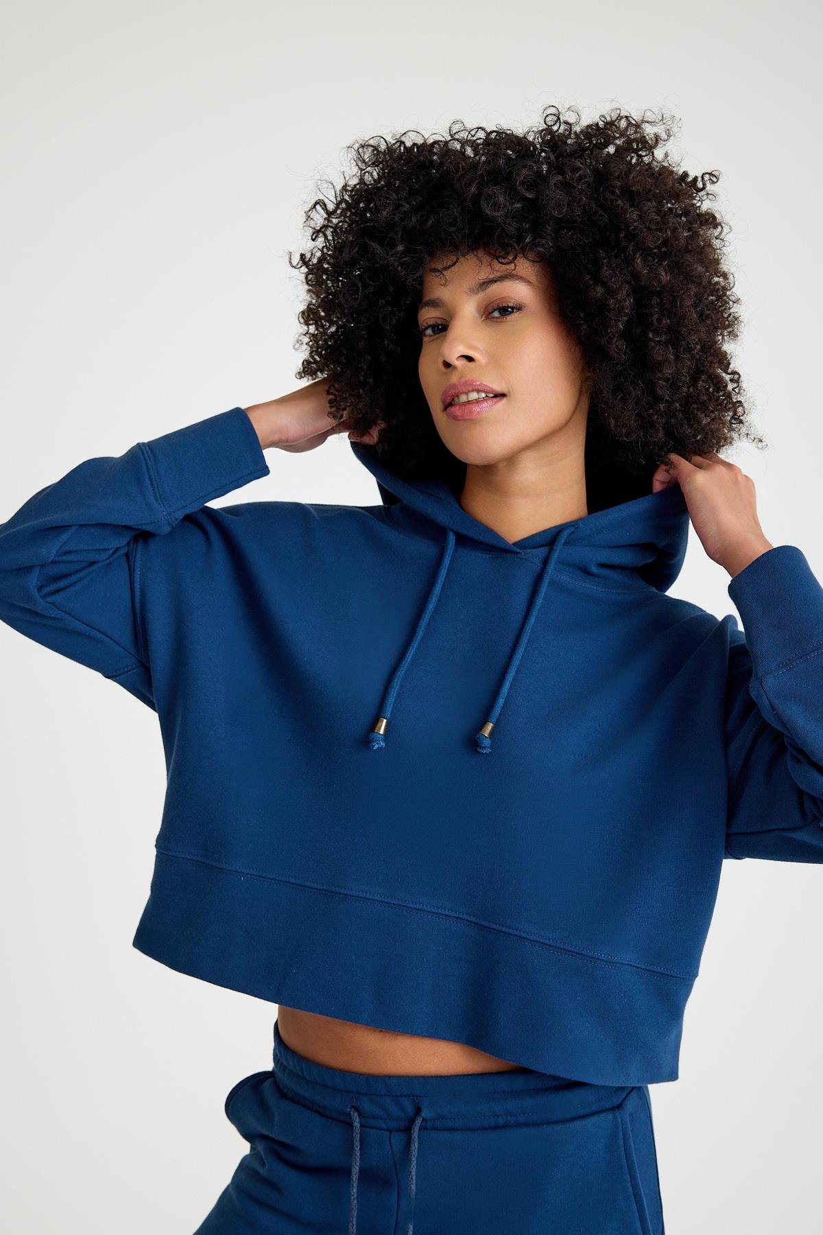 Sweatshirt - Petrol Mavisi