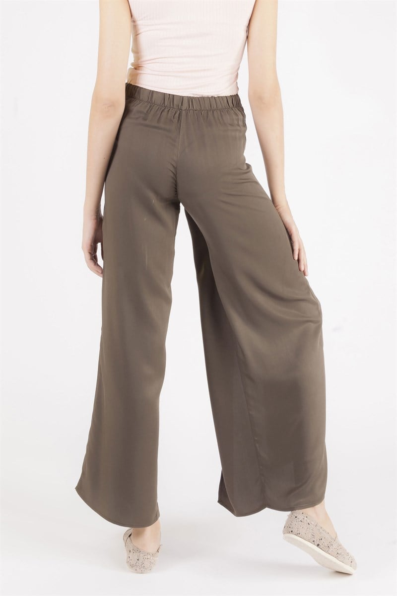Yırtmaçlı Pantolon - Haki
