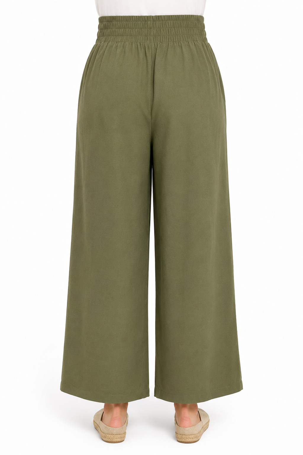 Yırtmaçlı Pantolon - Haki