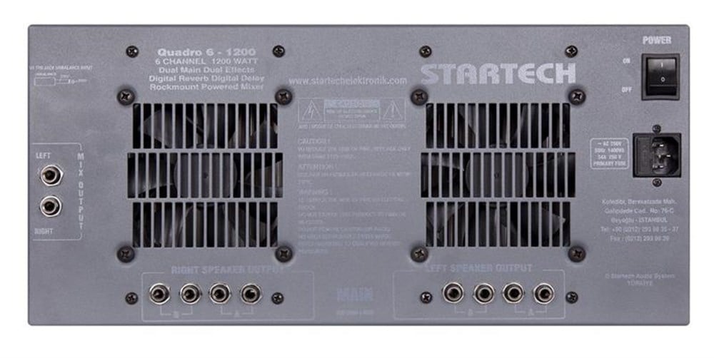 Startech Quadro Q6-1200 4x300 Watt Anfi
