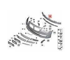 BMWBMW ORİJİNAL DARBE EMİCİ, ÜST 51118041609