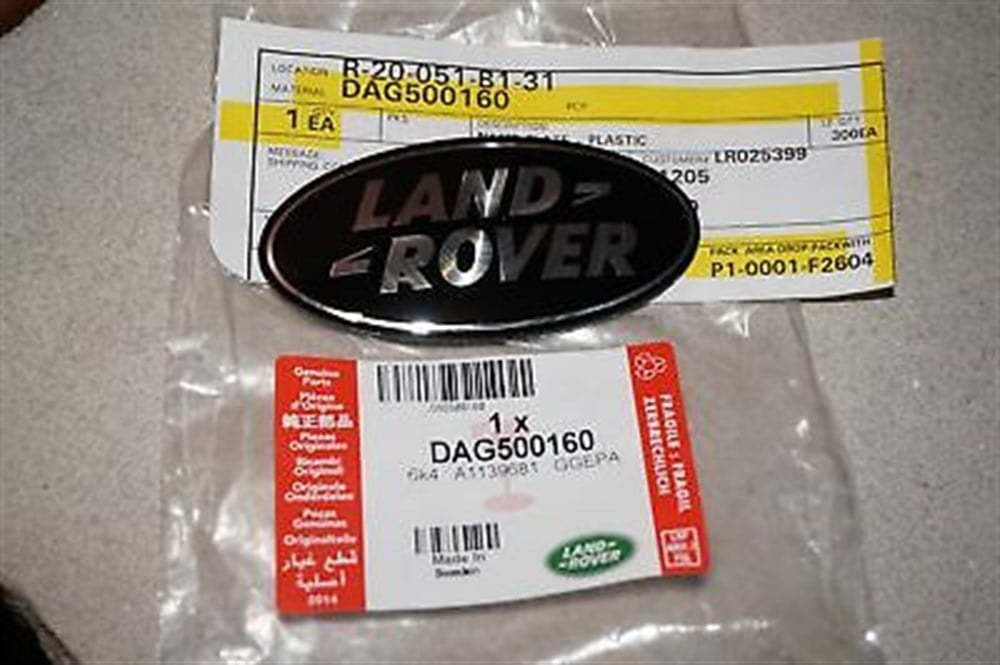 LAND ROVERLAND ROVER ORİJİNAL AMBLEM DAG500140