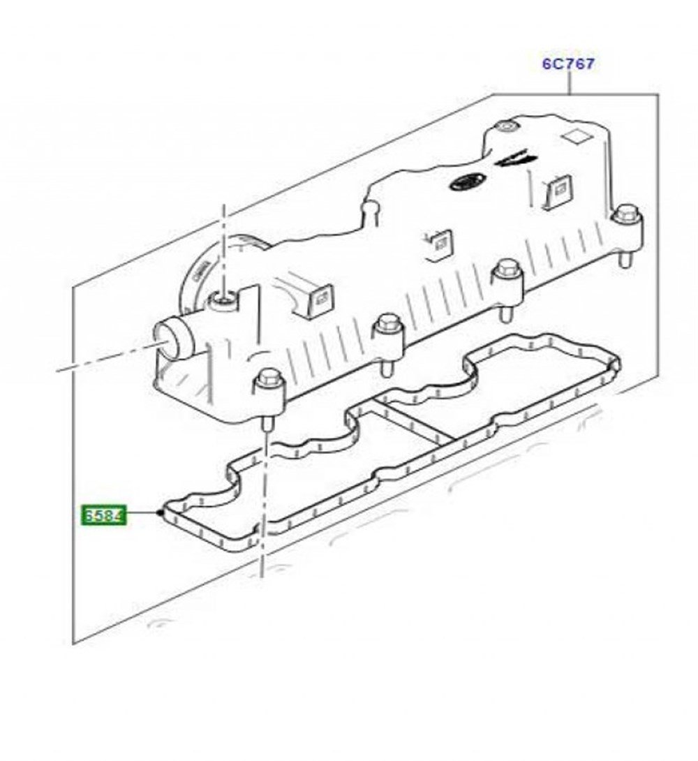 LAND ROVERLAND ROVER ORİJİNAL KÜLBÜTÖR KAPAK CONTASI LR105594