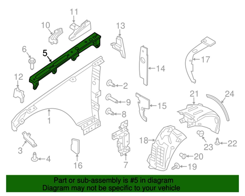 LAND ROVERLAND ROVER ORİJİNAL ON CAMURLUK UST SACI SOL LR056963