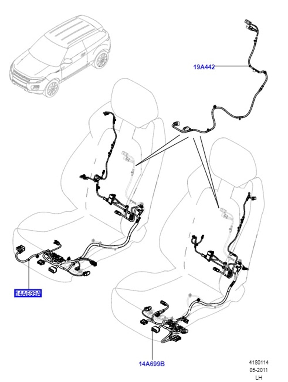 LAND ROVERLAND ROVER ORİJİNAL TESİSAT LR033934
