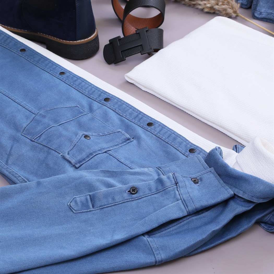  Mavi Kot Gömlek Tisört Pantolon Bot Ayakkabı