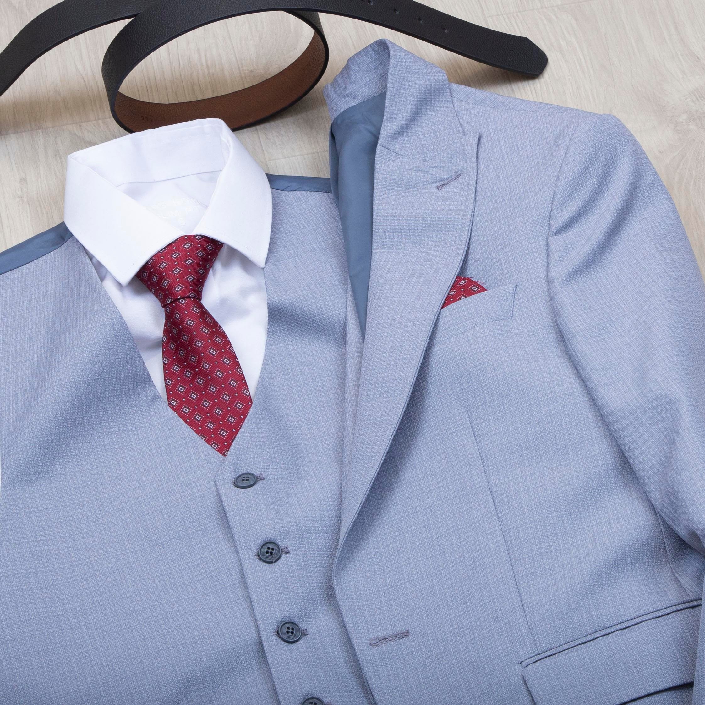 Açık Mavi Takım Elbise Kombini