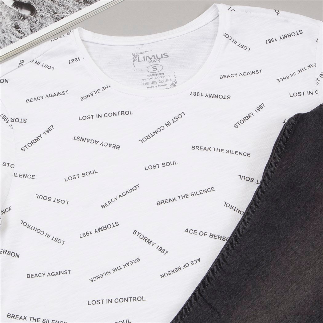 Baskılı Tişört Pantolon Ayakkabı Kombin