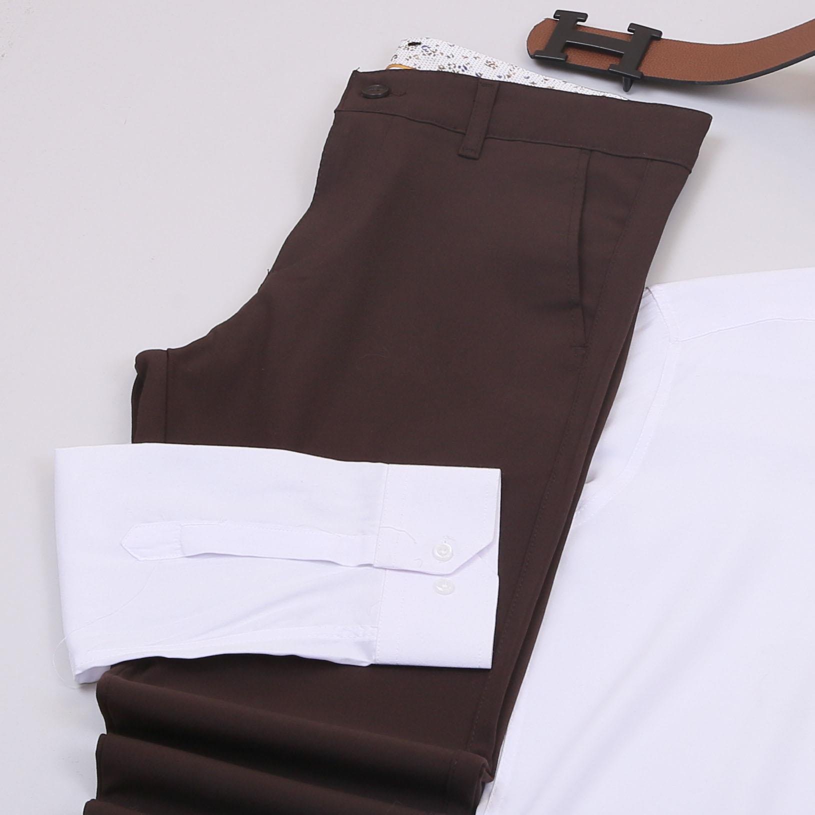 Bej Dik Yaka Blazer Ceket Gömlek Pantolon Ayakkabı Kombin