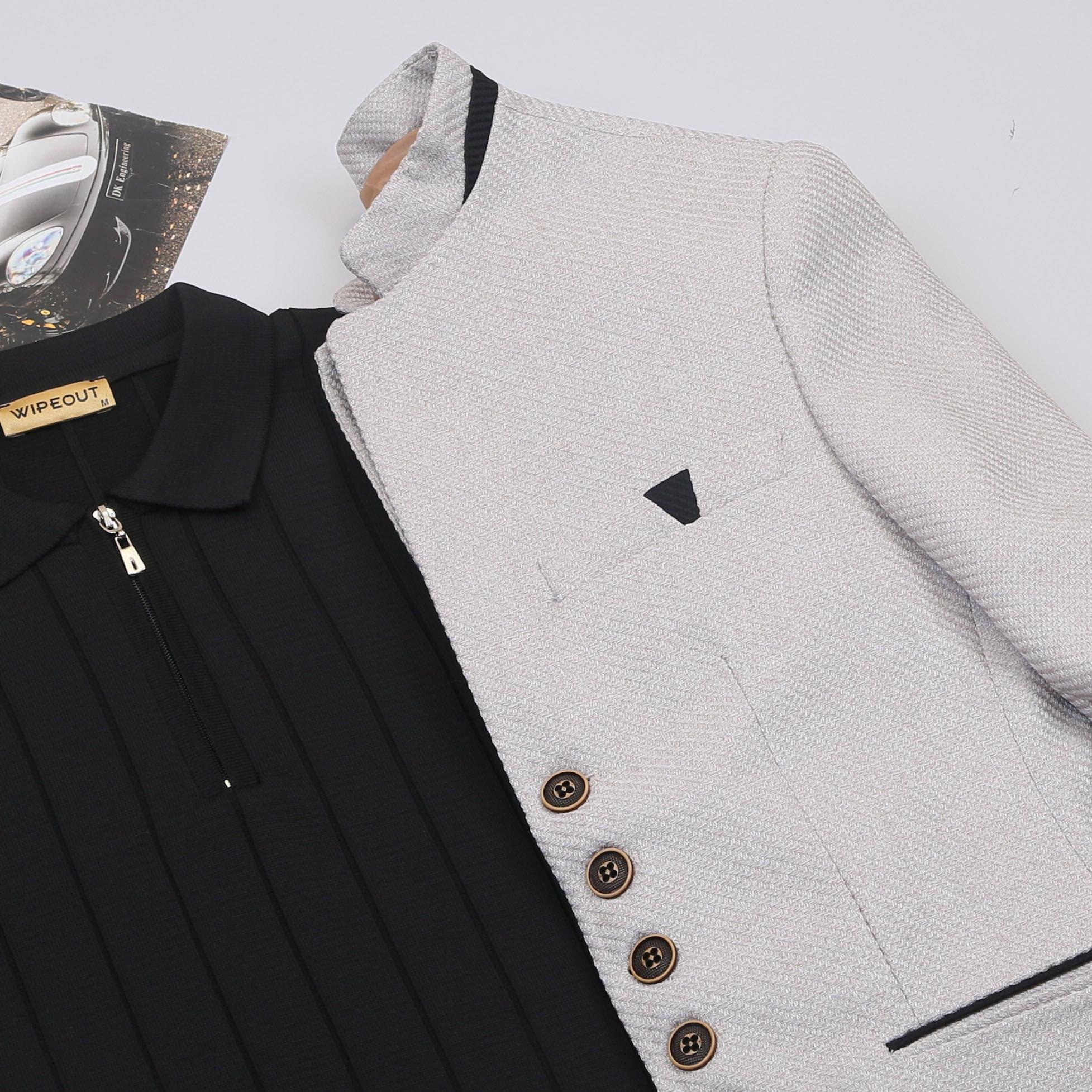 Bej Dik Yaka Ceket Triko Kazak Pantolon Bot Kombin