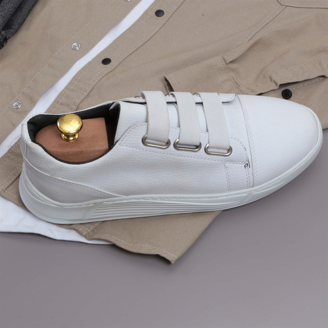 Bej Gömek Pantolon Ayakkabı Kombini