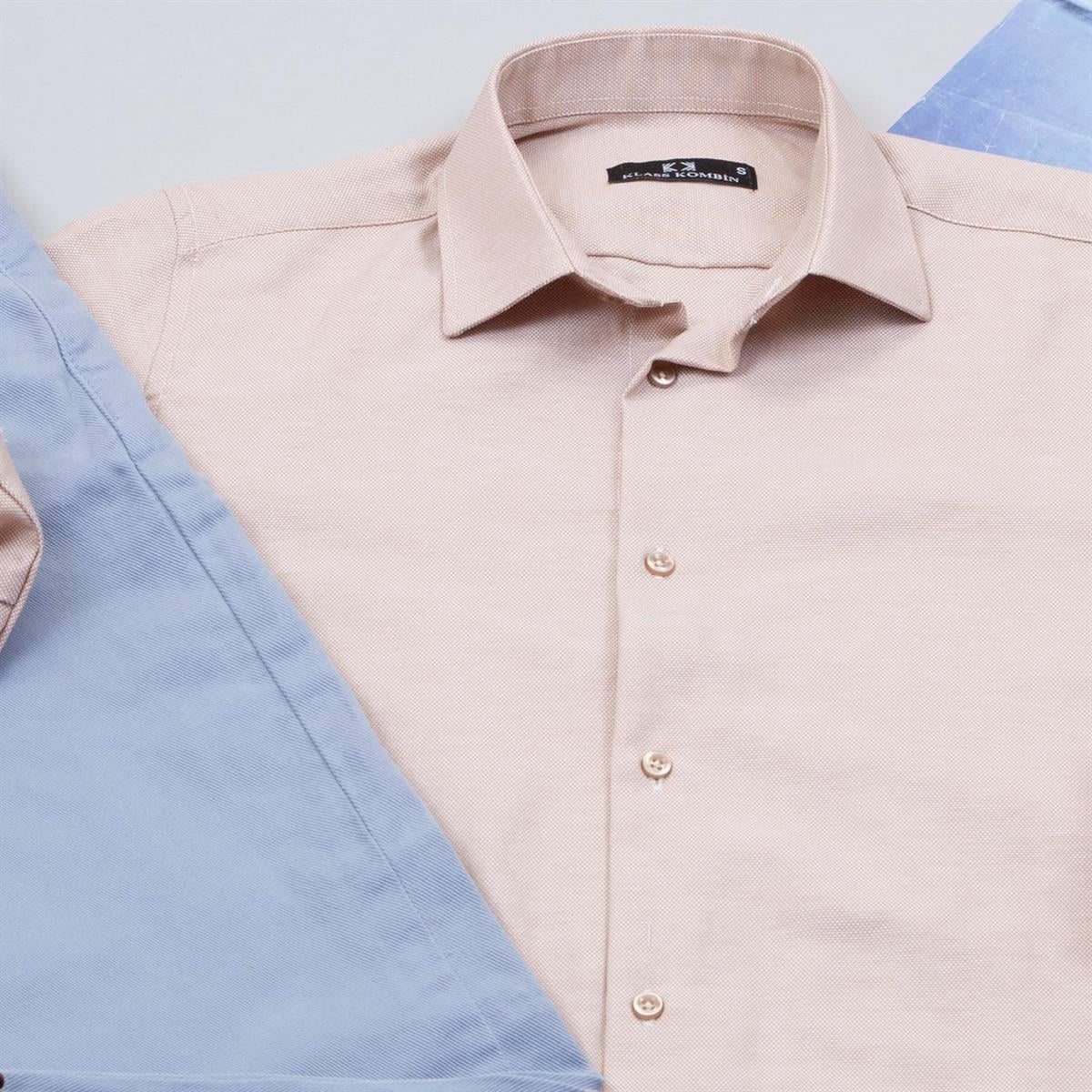 Bej Gömlek Pantolon Ayakkabı Kombin