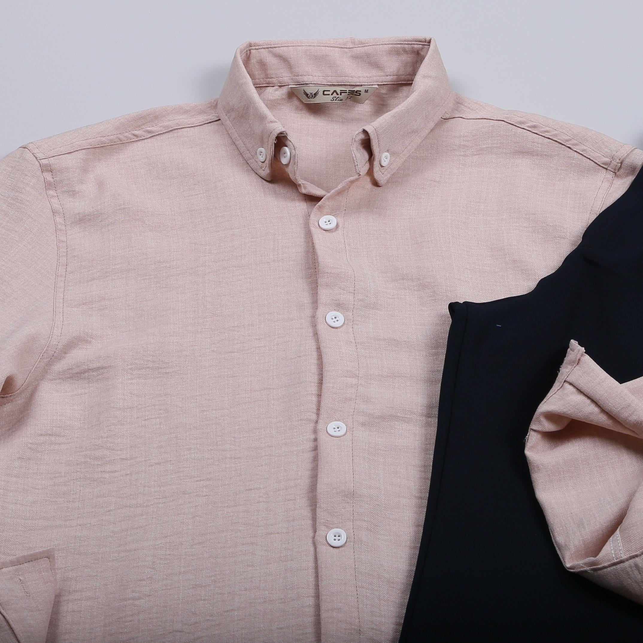 Bej Gömlek Pantolon Ayakkabı Kombin