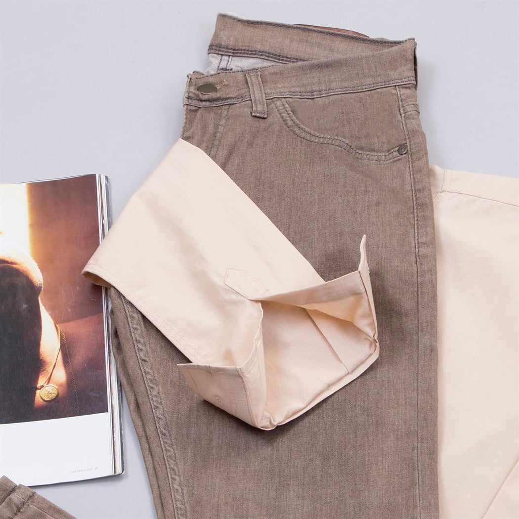 Bej Gömlek Pantolon Ayakkabı Kombin