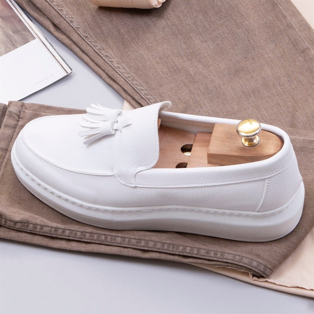 Bej Gömlek Pantolon Ayakkabı Kombin