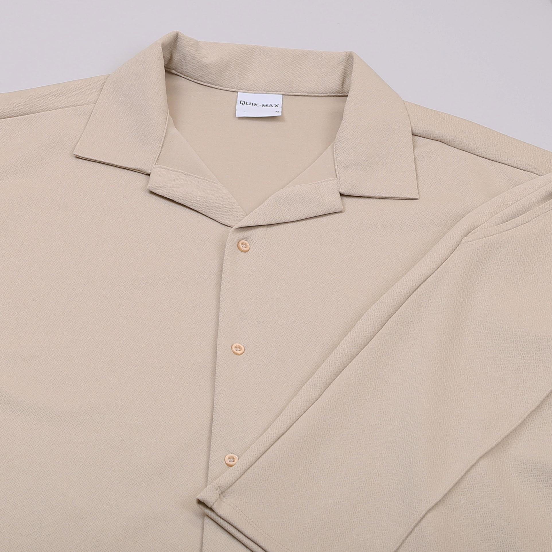 Bej Gömlek Şort  Ayakkabı Kombin