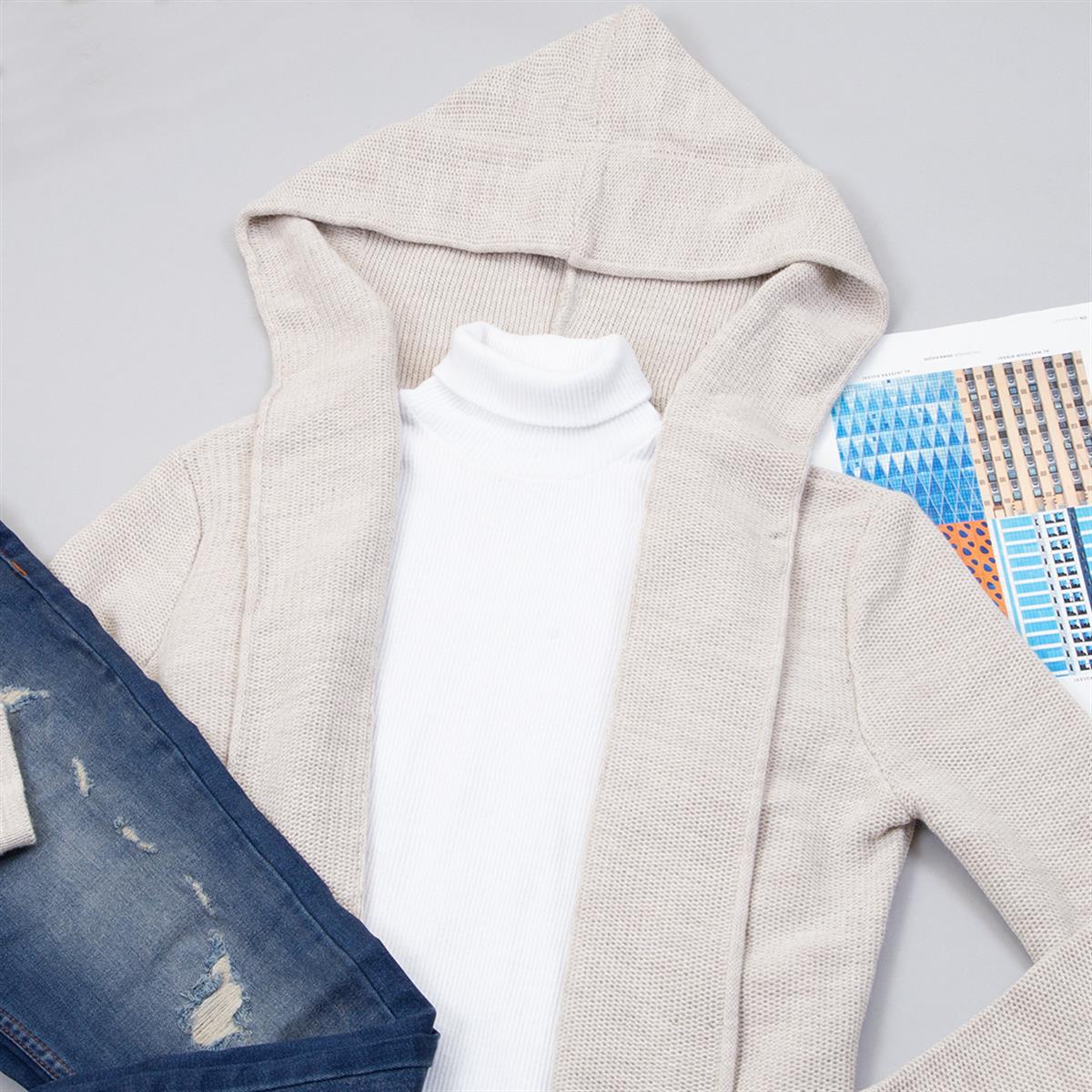 Bej Kapşonlu Hırka Tişört Pantolon Ayakkabı Kombin