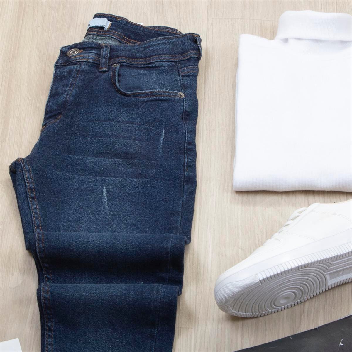 Bej Kaşe Kaban Boğazlı Body Pantolon Ayakkabı Kombin