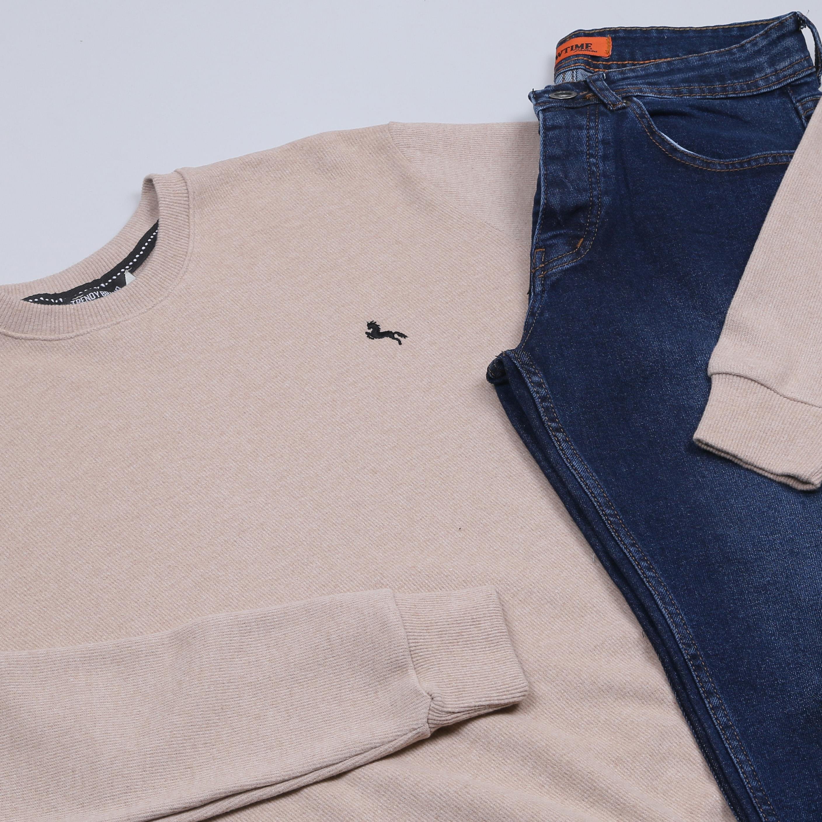 Bej Kazak Kot Pantolon Bot Kombini