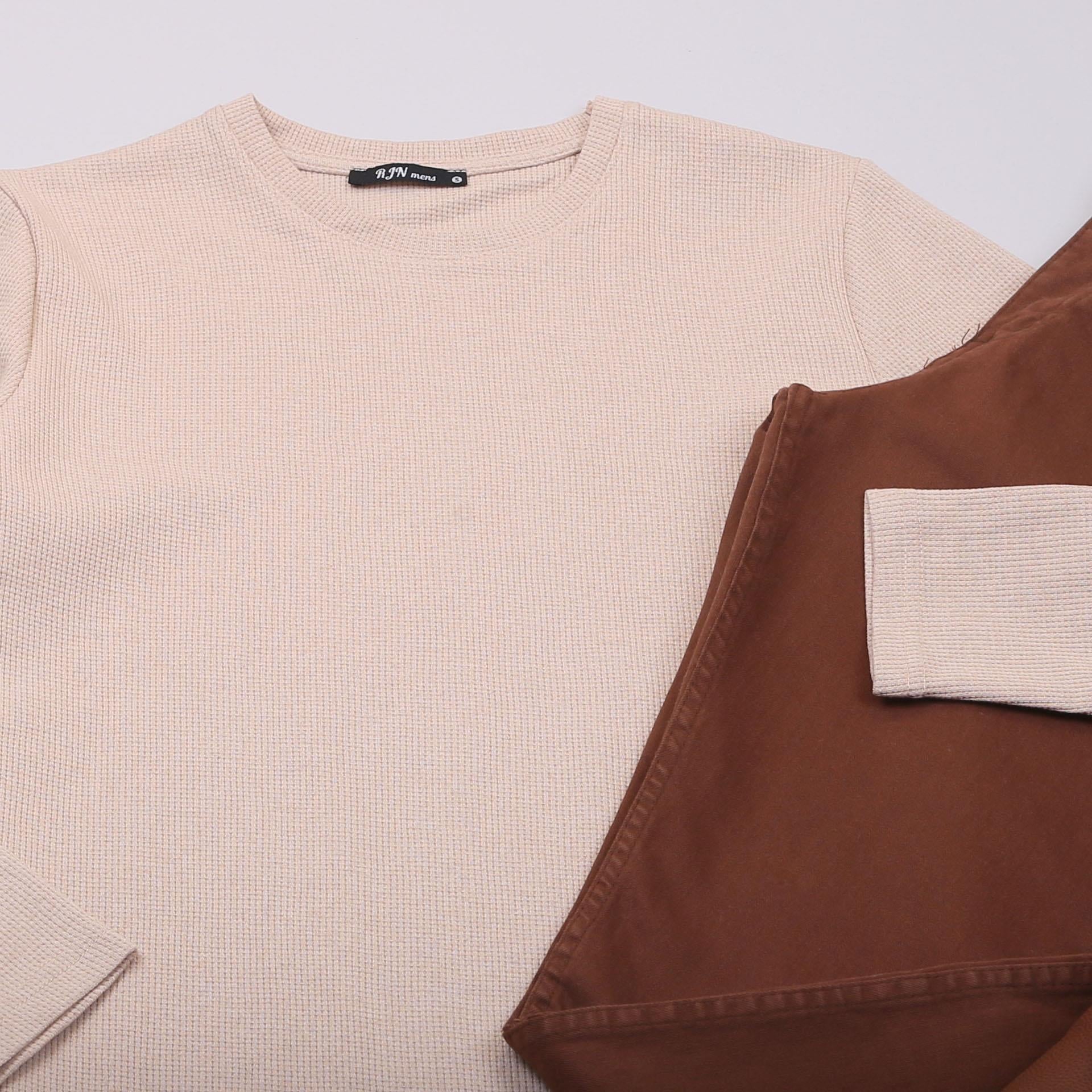 Bej Kazak Pantolon Bot Kombin