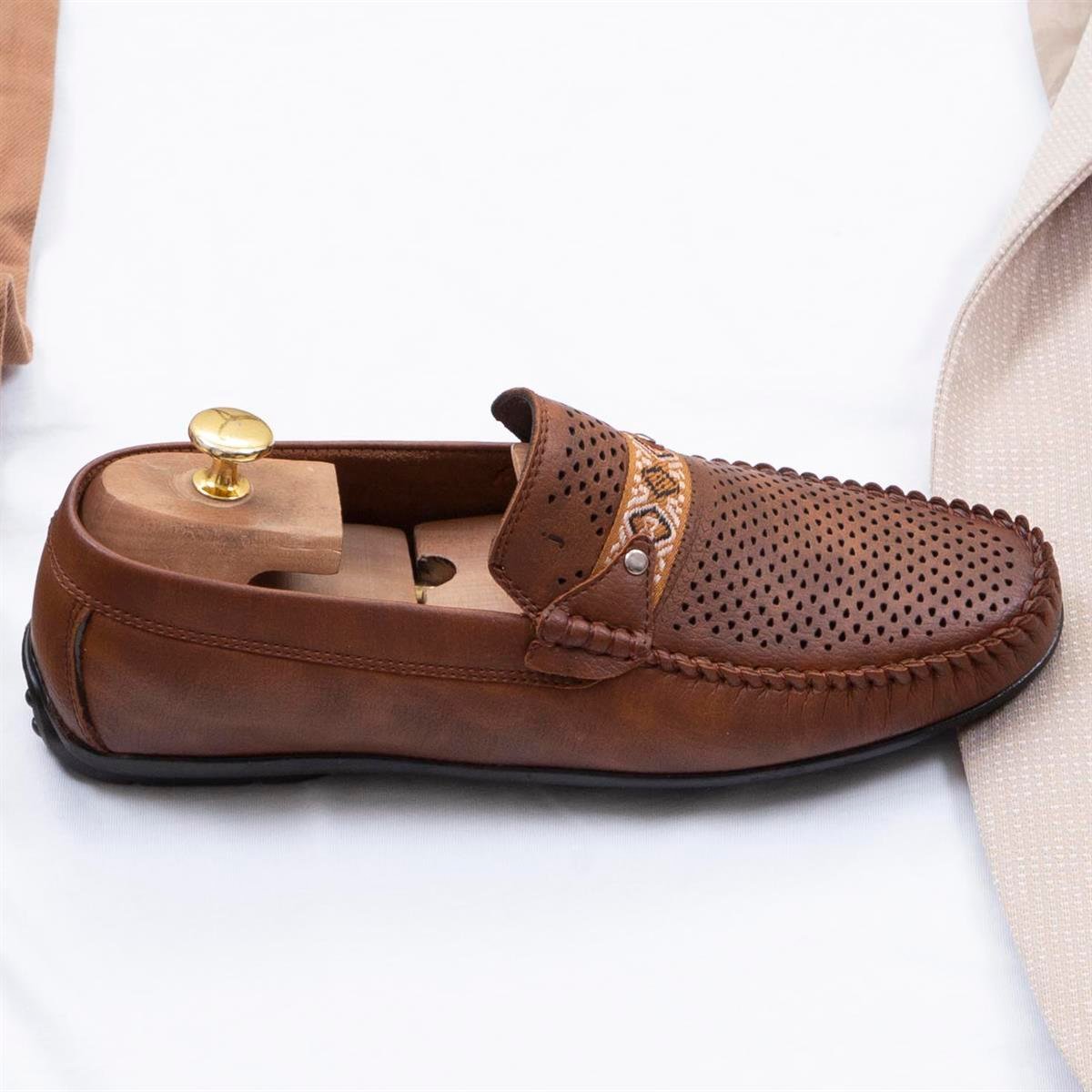 Bej Kırçıllı Blazer Ceket Gömlek Pantolon Ayakkabı Kombin