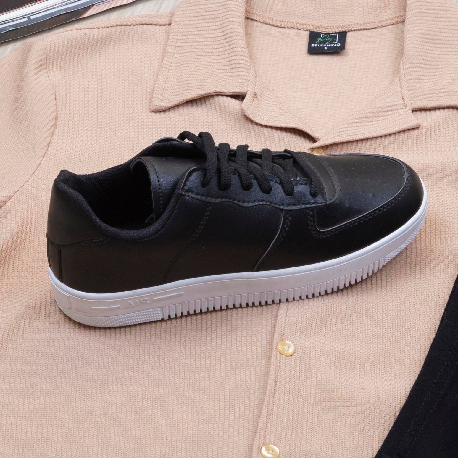 Bej Kısa Kol Gömlek Pantolon Ayakkabı Kombin