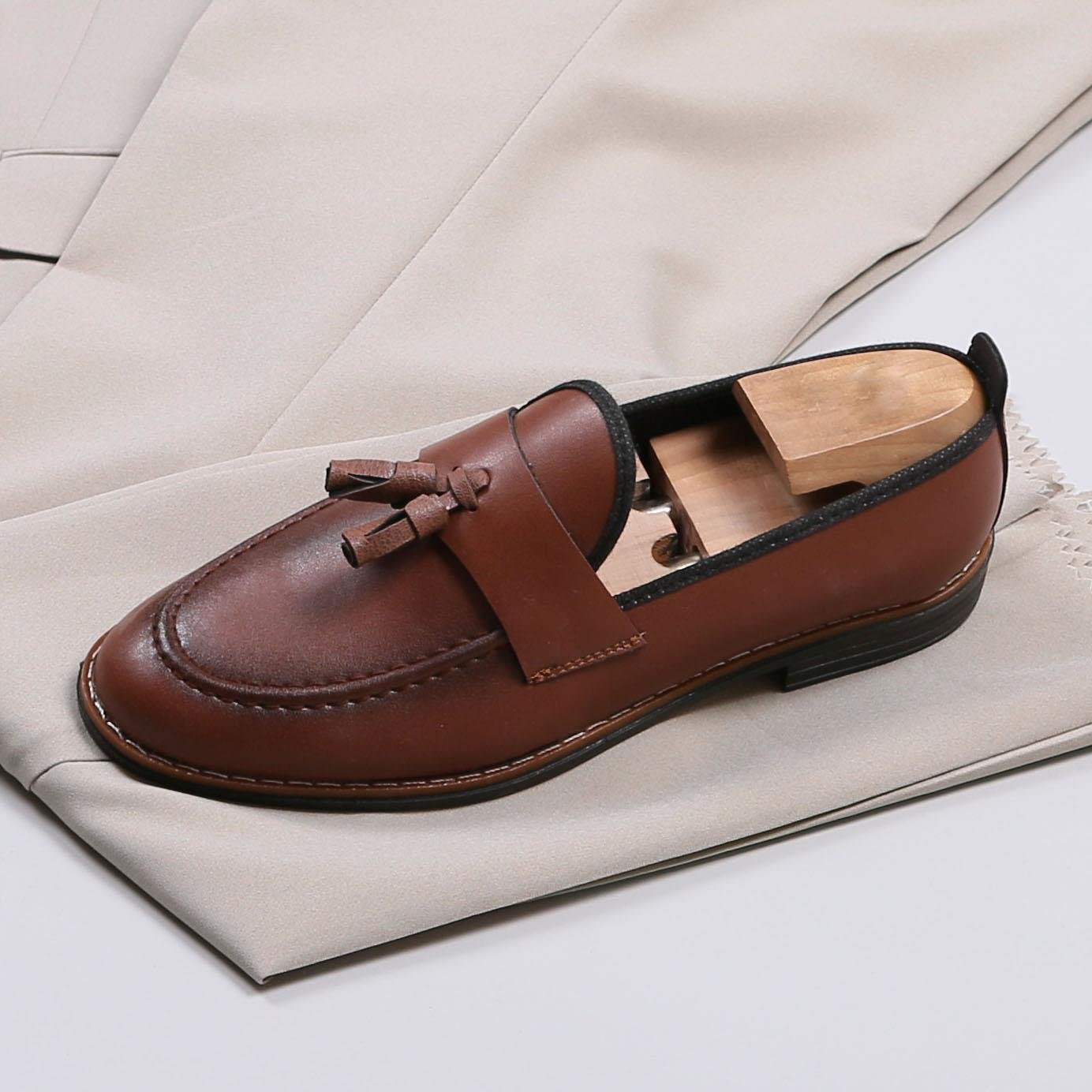 Bej Kruvaze Takım Elbise Kombini