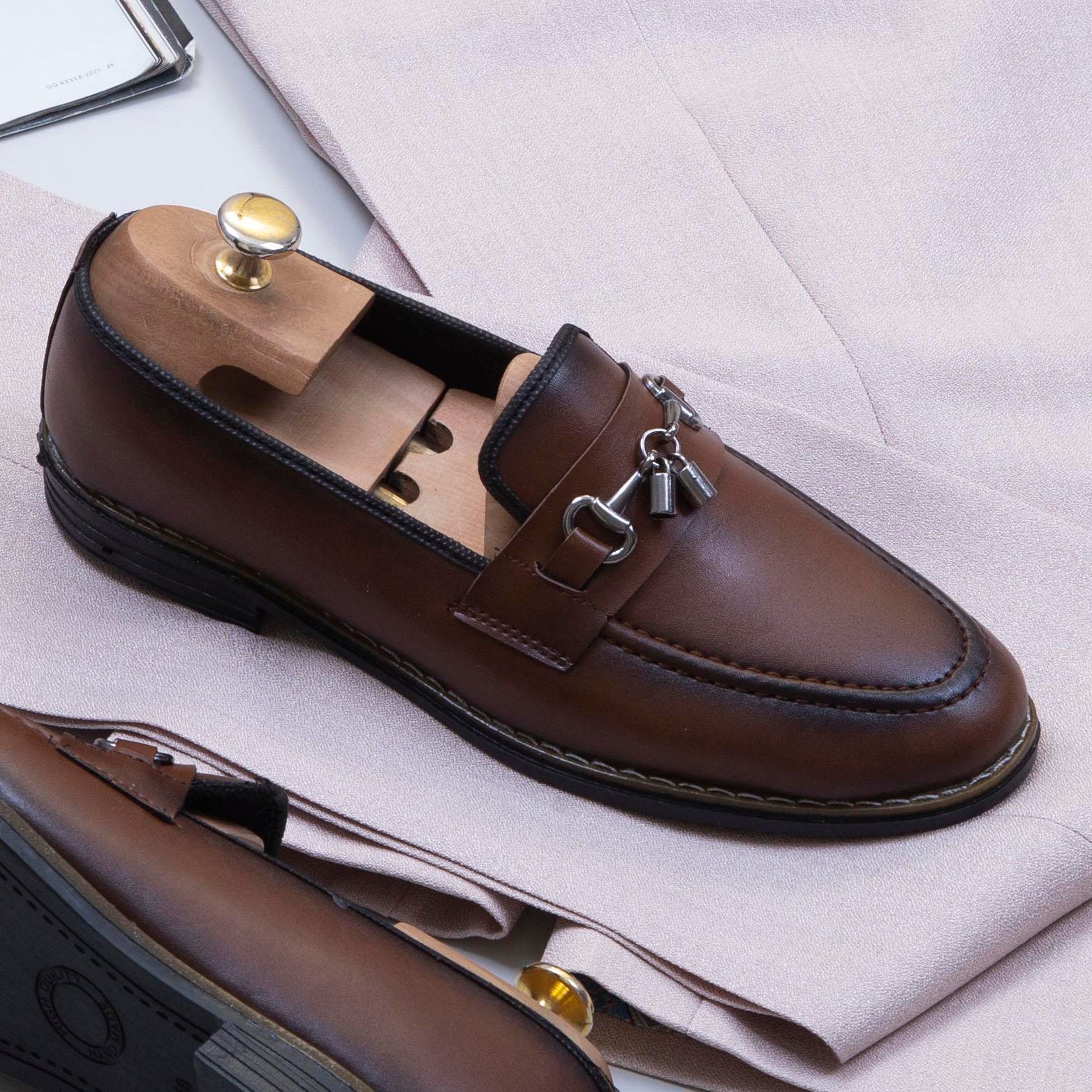 Bej Kruvaze Takım Elbise Kombini