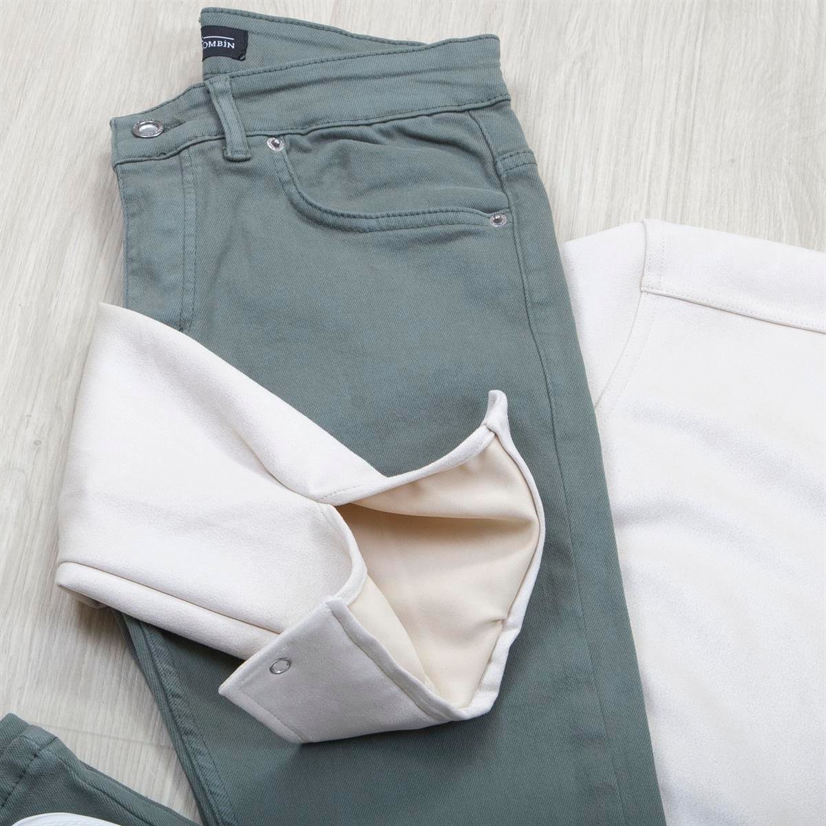 Bej Nubuk Gömlek Pantolon Ayakkabı Kombin