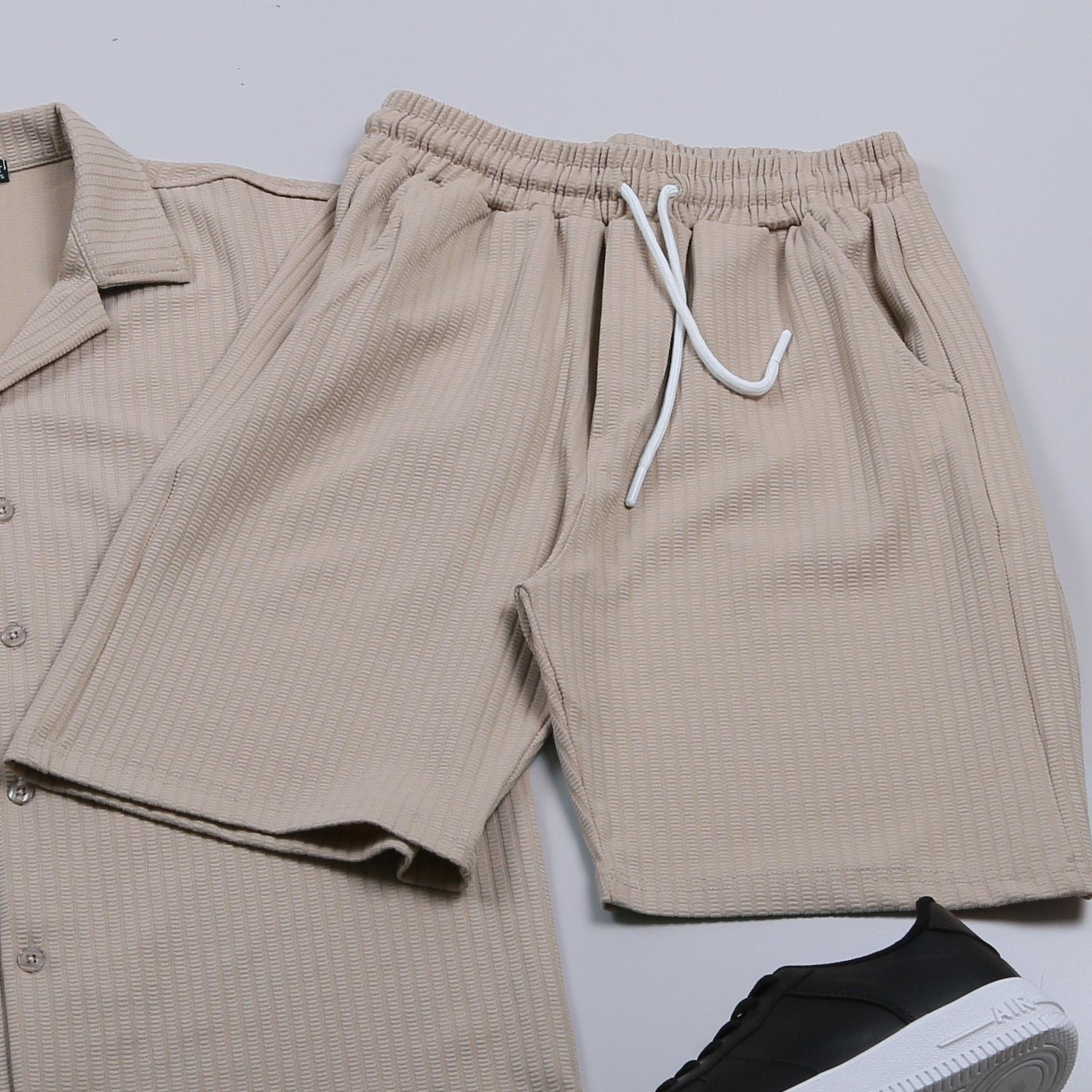 Bej Spor Takım Ayakkabı Kombin