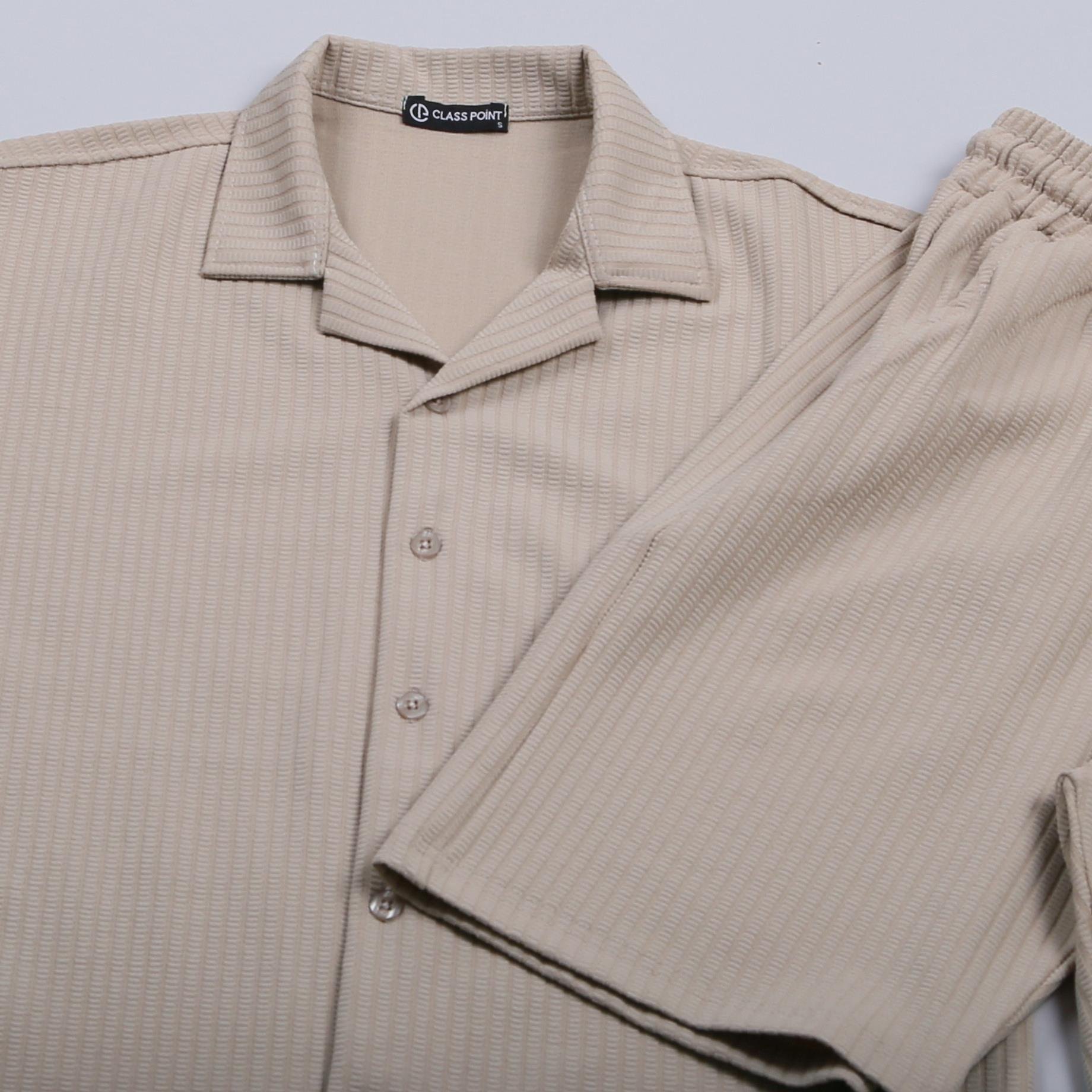 Bej Spor Takım Ayakkabı Kombin