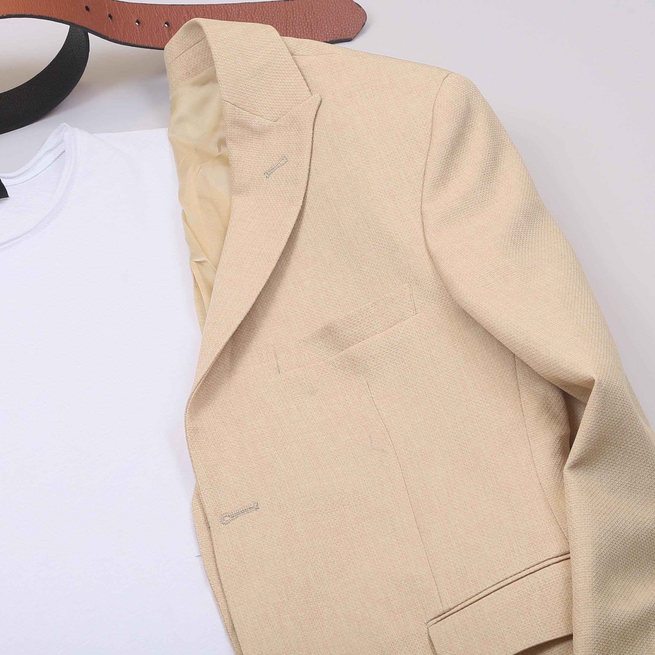 Bej Spor Takım Elbise Kombini