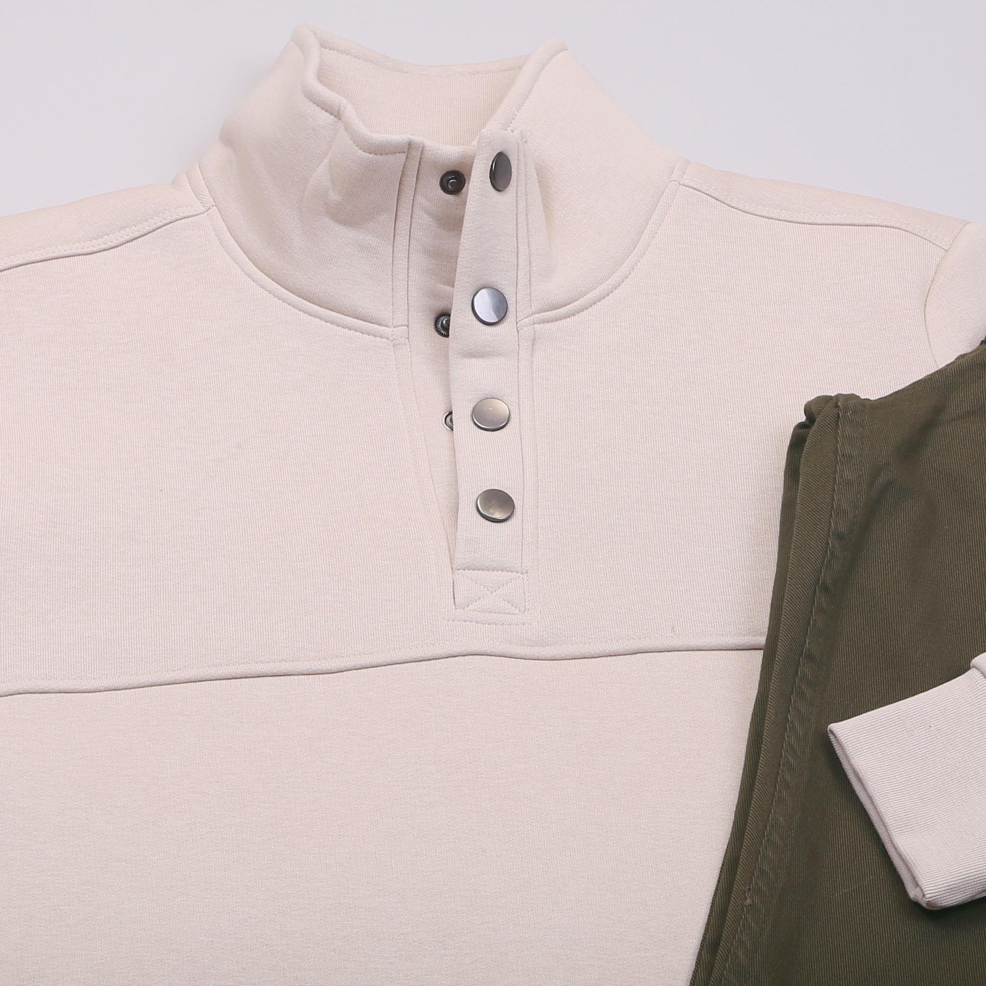 Bej Sweat Pantolon Ayakkabı Kombin