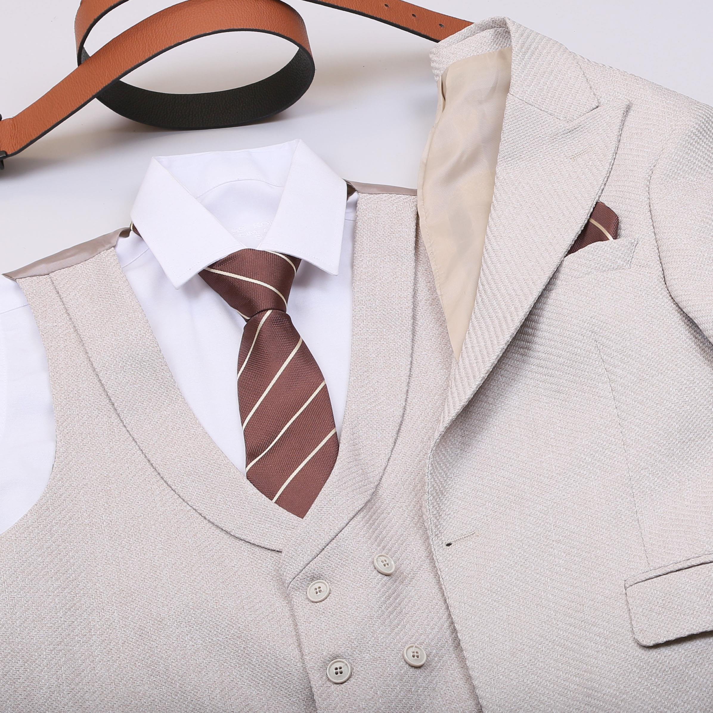 Bej Takım Elbise Kombini