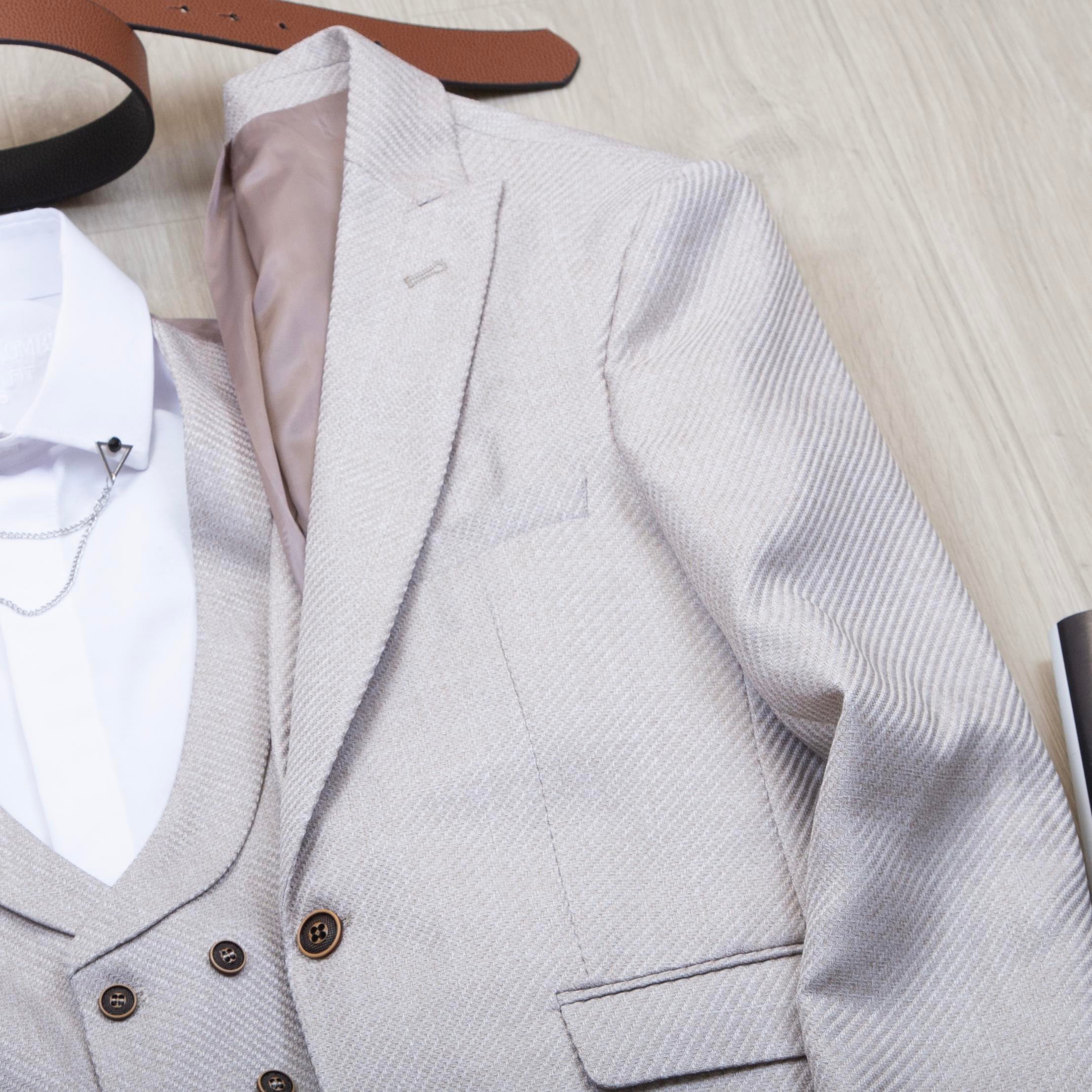 Bej Takım Elbise Kombini