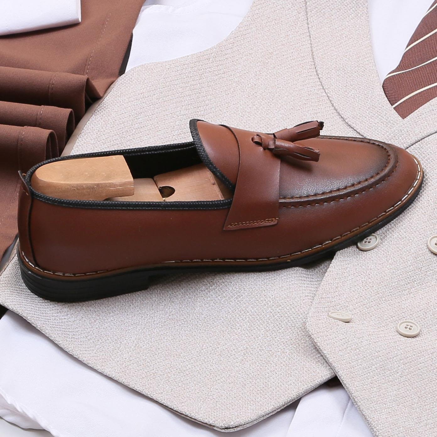 Bej Takım Elbise Kombini