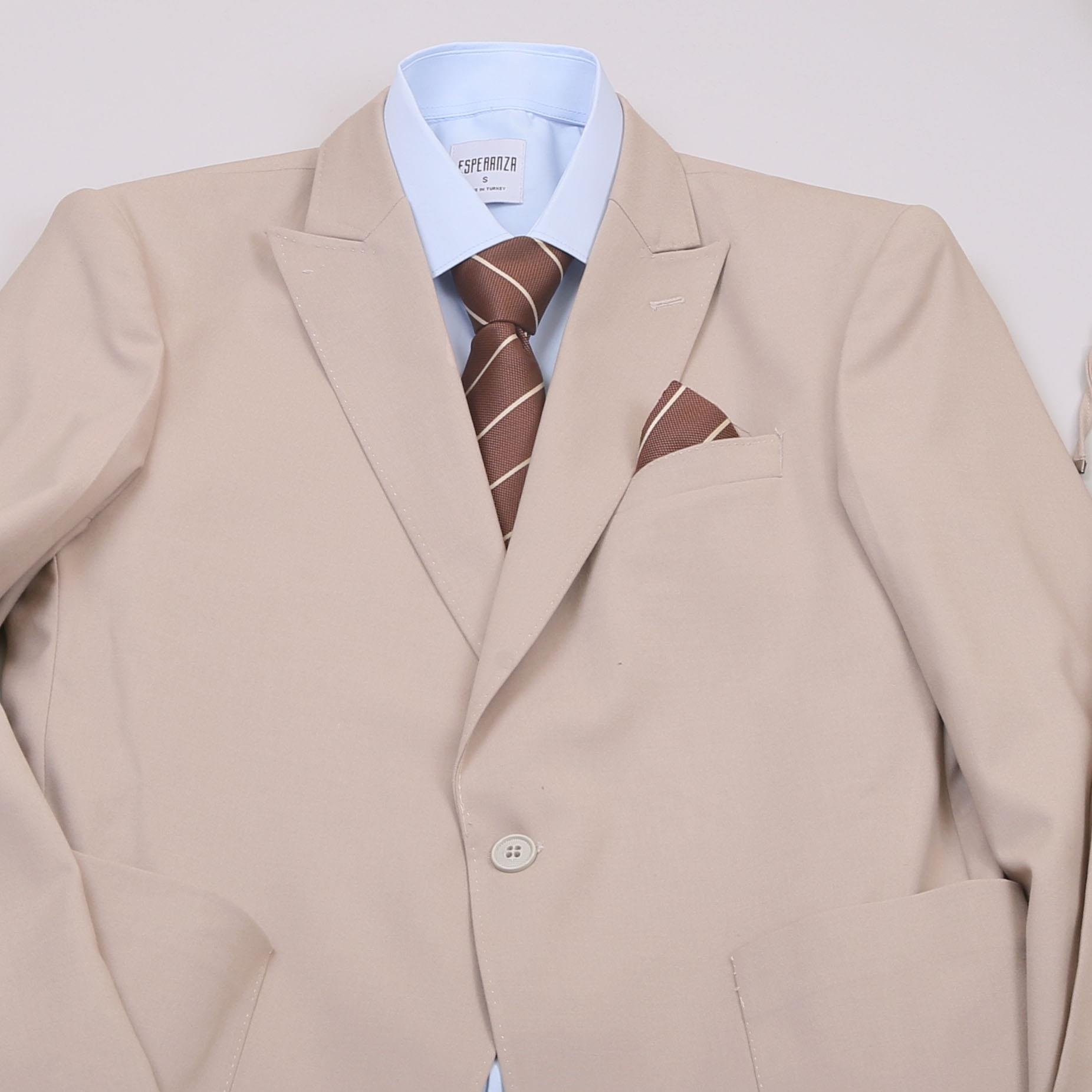 Bej Takım Elbise Kombini