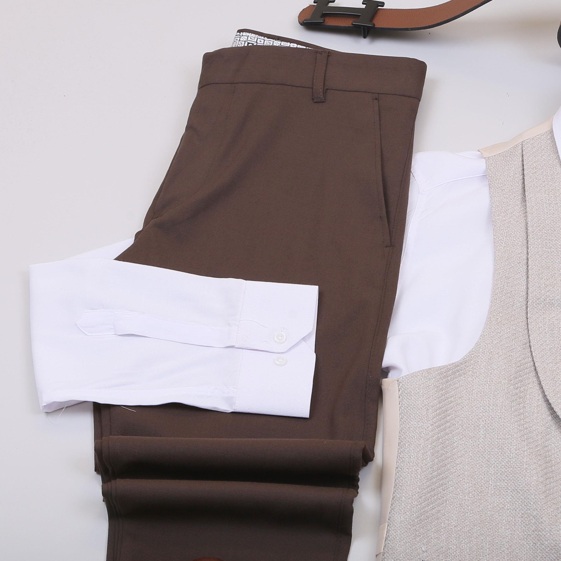 Bej Takım Elbise Kombini